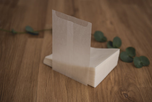 Glassine Bag | 90 x 120mm | Open Top Single Sample