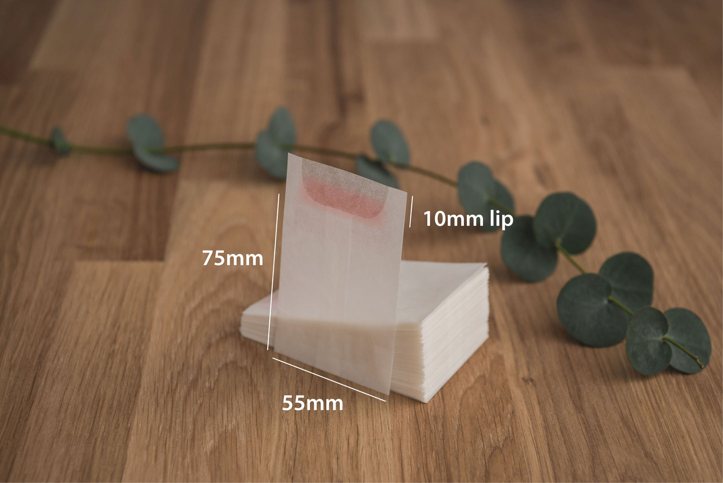 Glassine Bag | 55 x 75mm | Self-Seal
