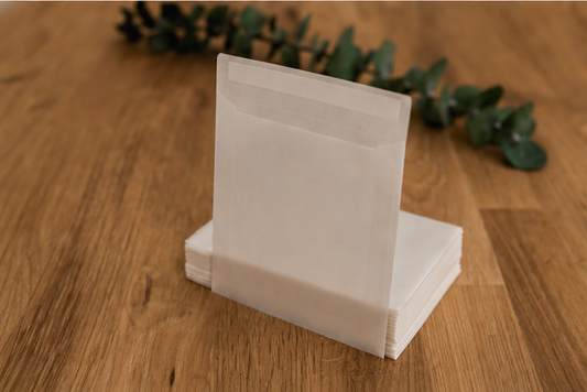 Glassine Bag | 165 x 165mm | Peel and Seal