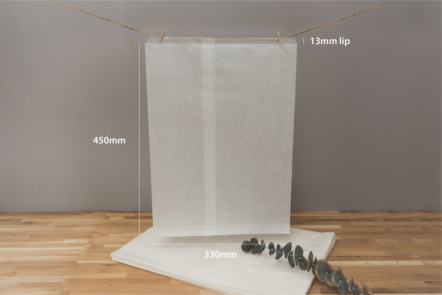 Glassine Bag | 330 x 450mm (C3) | Open Top