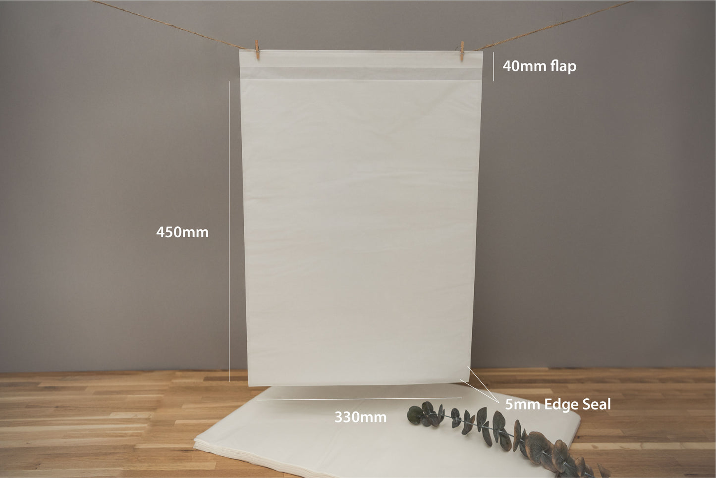 Glassine Bag | 330 x 450mm (C3) | Peel and Seal