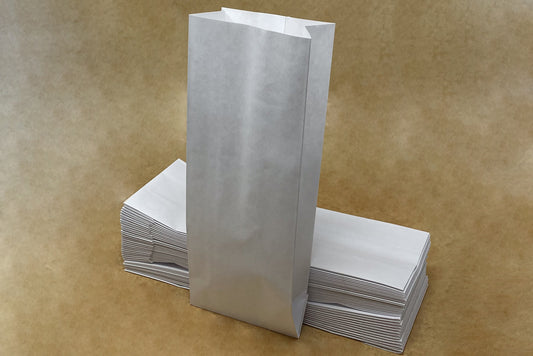 Kraft Paper PE Bag | 260 x 100 x 65mm | Heat-Sealable